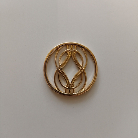 Украшение "круг с узором"