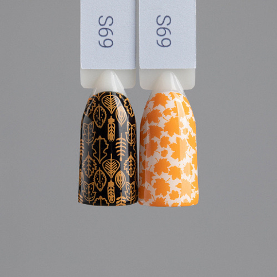 Swanky Stamping, Лак для стемпинга S69 - Мандариновый (6 мл)
