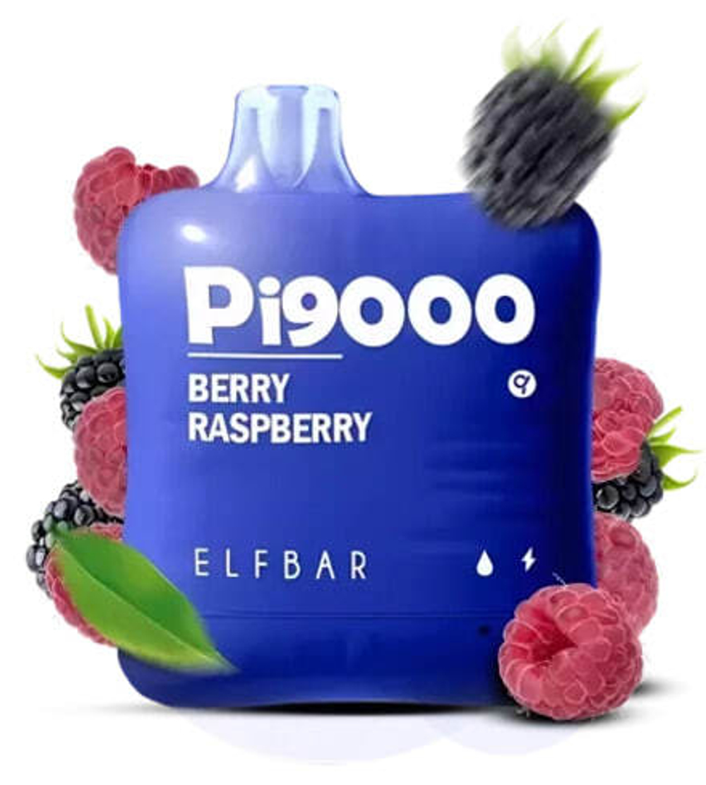 Elf Bar Pi9000 - Berry Raspberry (nic 5%)