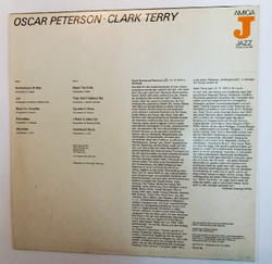 Винтажная виниловая пластинка Oscar Peterson Clark Terry Oscar Peterson Clark Terry (GDR 1976)