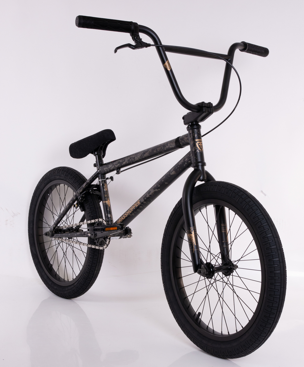Велосипед BMX Tech Team Grasshopper 20"х20,8"  2024 черный