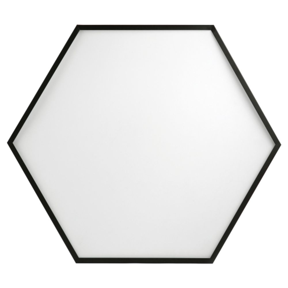 Светильник LED ЭРА Geometria SPO-121-B-40K-038 Hexagon 38Вт 4000K 4000Лм IP40 600*80 черный подвесной драйвер внутри | Декоративные светильники Geometria
