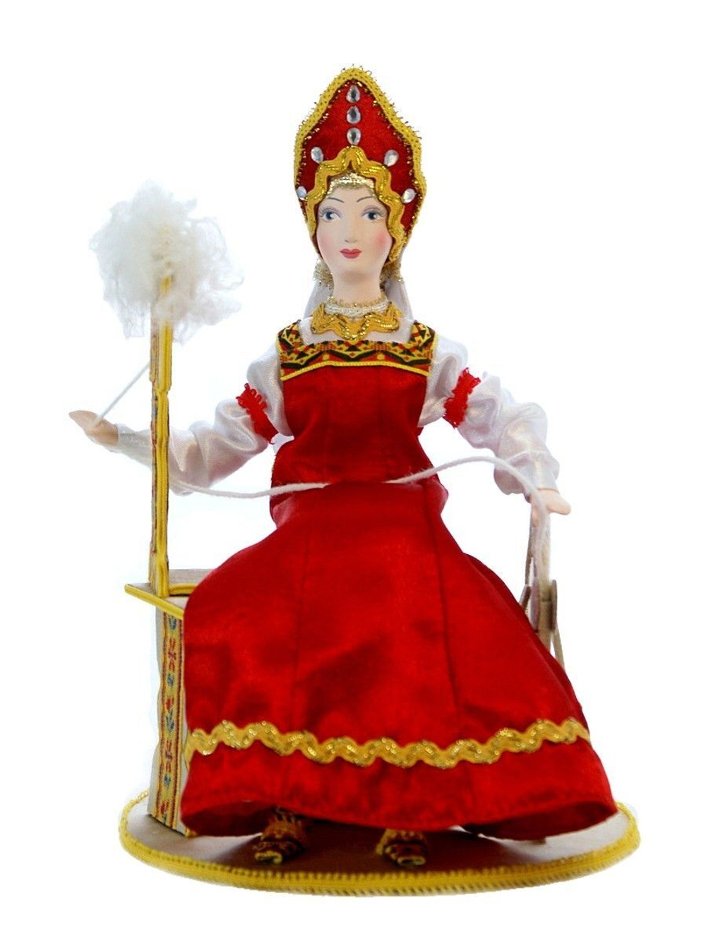 Кукла коллекционная Ивановская пряха.