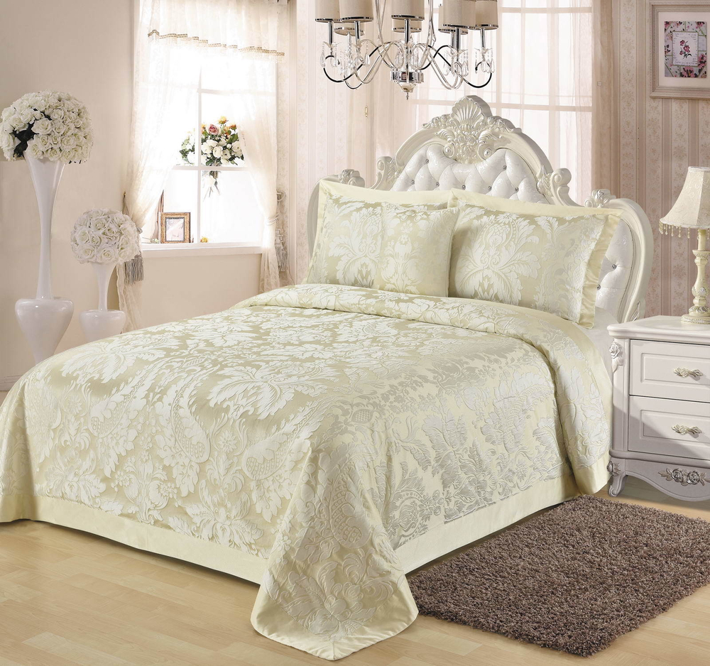 Покрывало 240х260 Sofi De MarkO Аделаида молоко