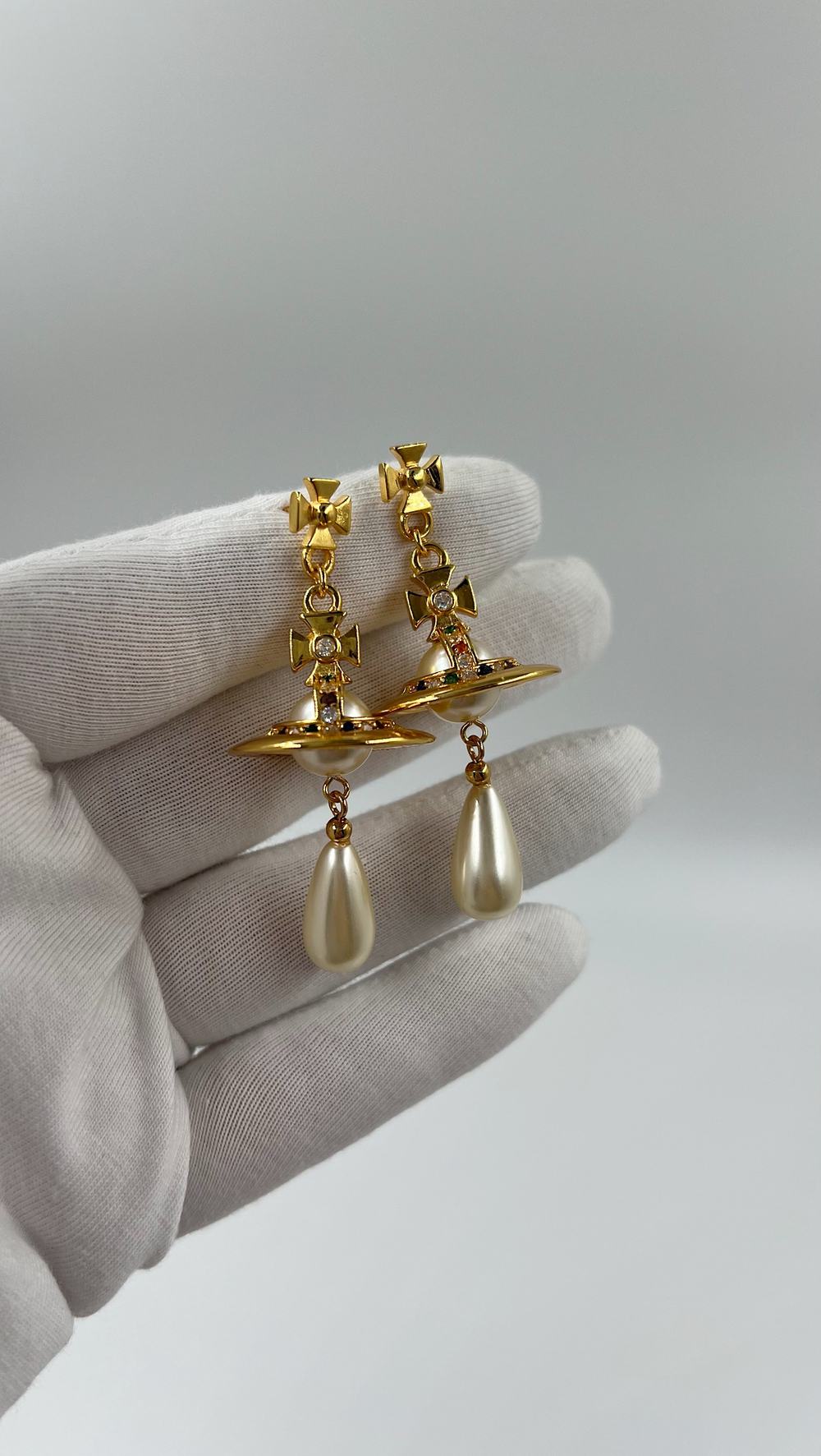 Серьги с подвесками Vivienne Westwood