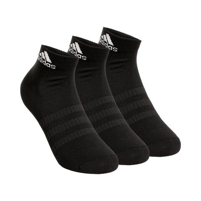 adidas Light Ankle Sports Socks 3 Pack - Black