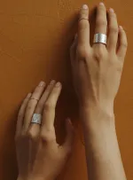 Кольцо Лёд широкое