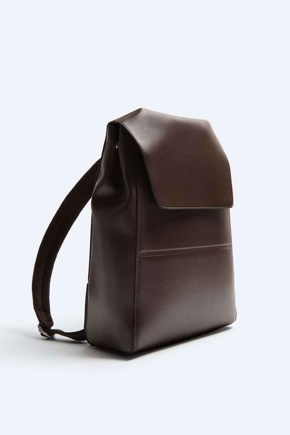 ZARA РЮКЗАК С КЛАПАНОМ, КОРИЧНЕВЫЙ