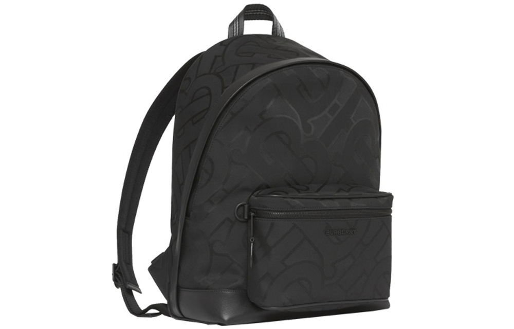 Burberry Leather Backpack Men"s Black