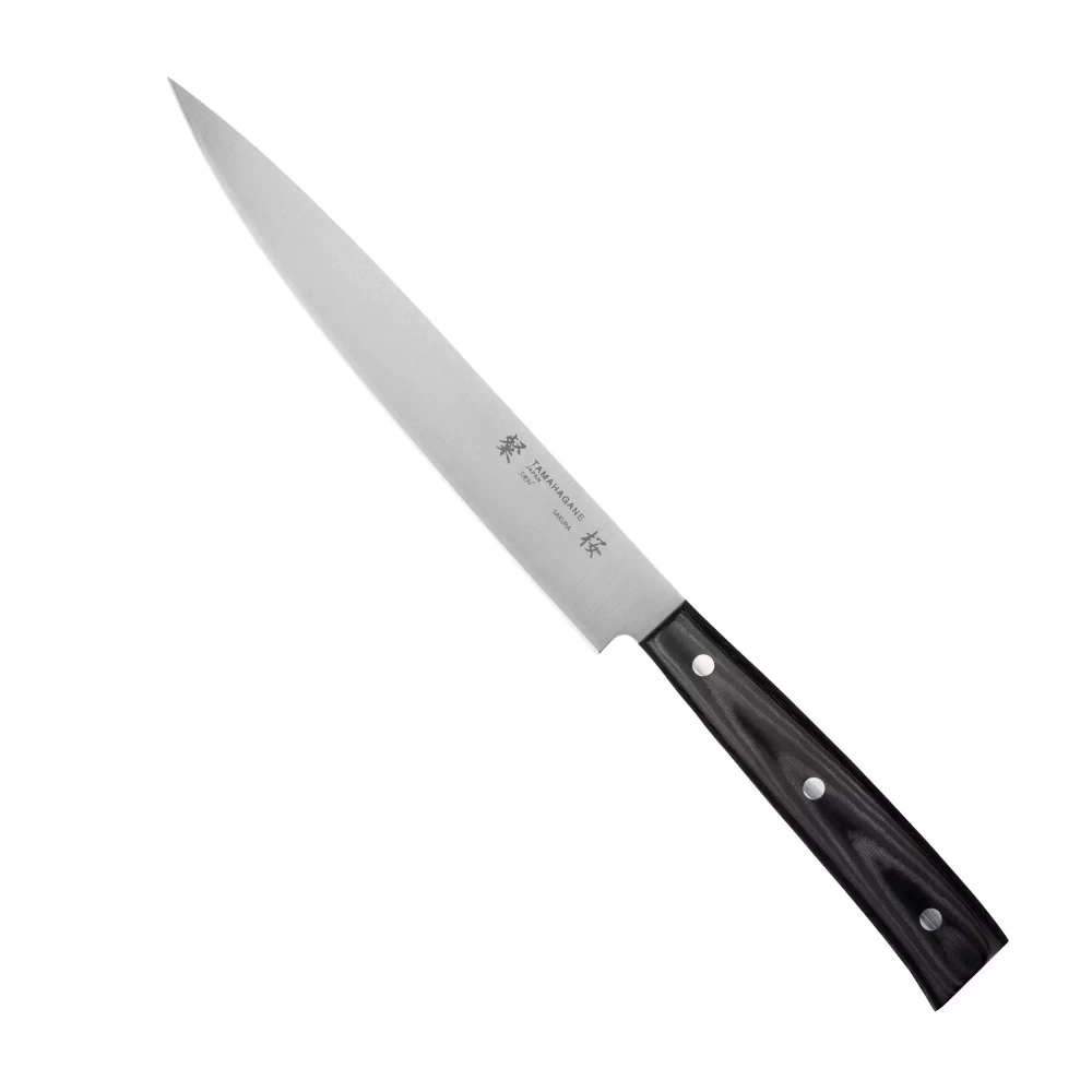 Tamahagane - Нож Sakura AUS-6A 18см для порционирования / артикул   SNS-1112  / GTIN 4906496714062