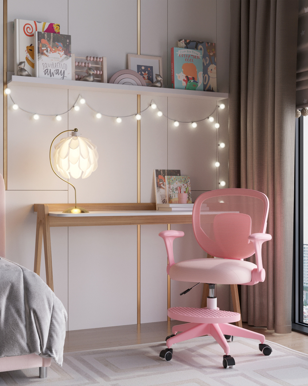 Кресло TopChairs Mila розовый