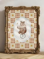 Постер детский винтажный стиль 50х70 см