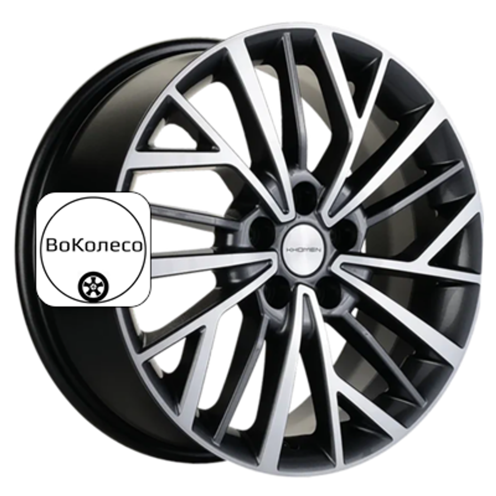 7x17/5x110 ET40 D67,1 KHW1717 (Evolute i-Joy) Gray-FP Khomen Wheels