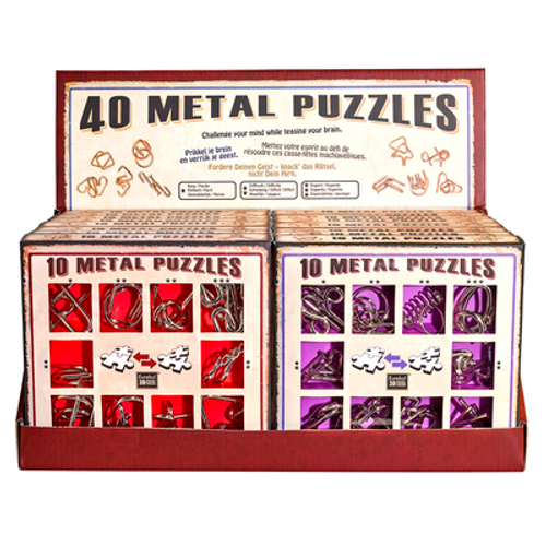 Набор металлических головоломок "Eureka! 3D Puzzle", 16 шт в дисплее