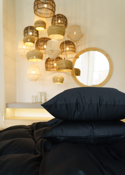 Постельное белье семейное German Grass Black Brilliant черное