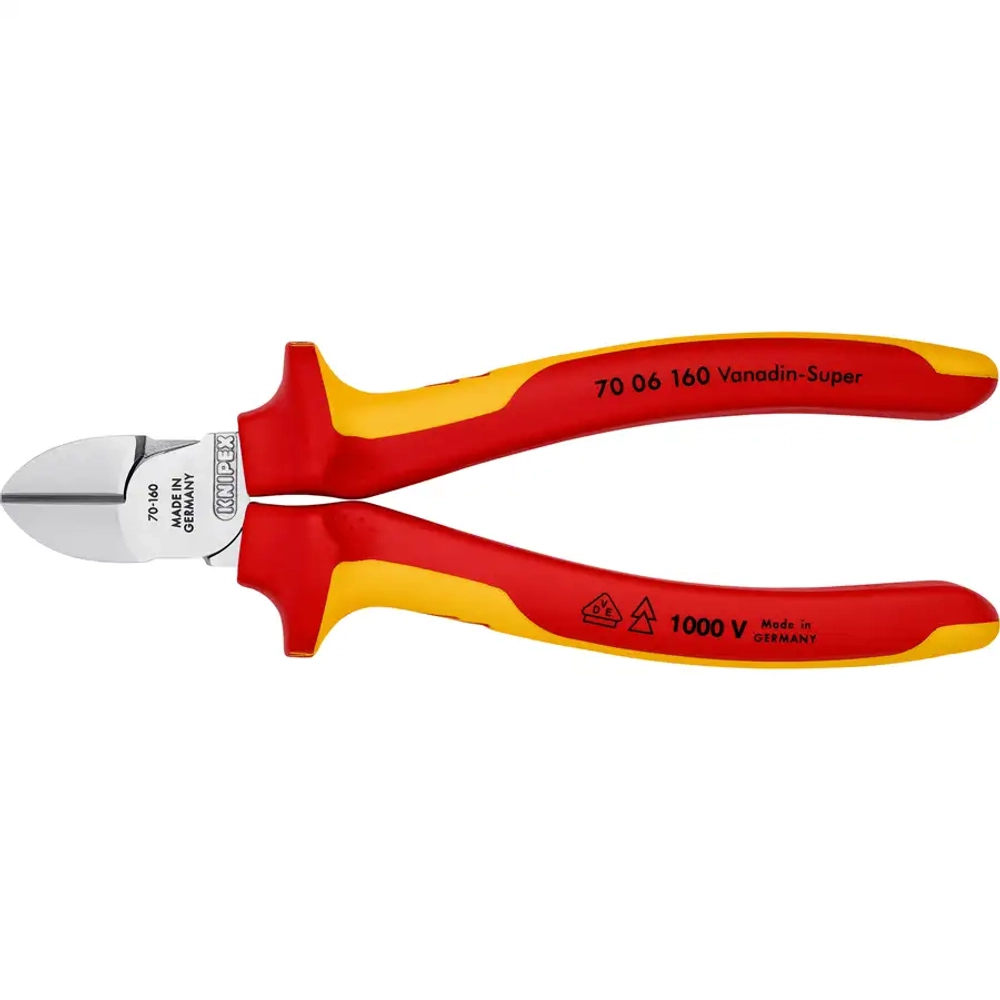 Кусачки боковые хромированные 160 мм Knipex 70 06 160 SB