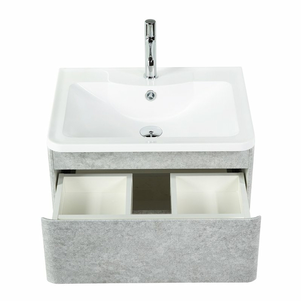 Тумба под раковину BelBagno ALBANO-600-2C-SO-BL подвесная Bianco Lucido