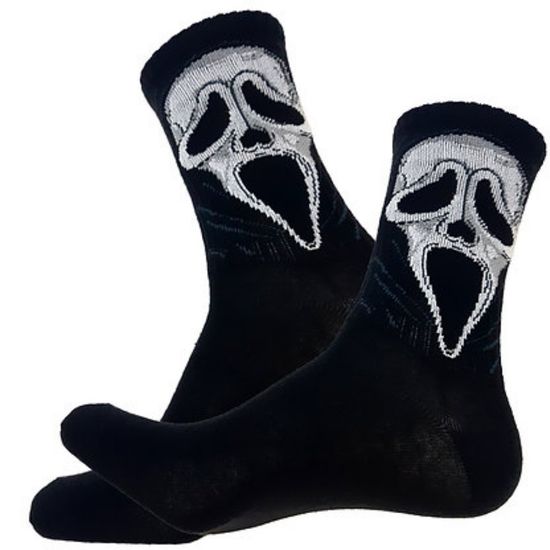 Носки "Крик" маска, р-р 36-42 (черный)