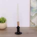 Подсвечник «FARY TALE» 9*16 см, Черный/золото