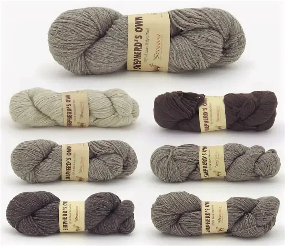 Пряжа 100% овечья шерсть Fibra natura Shepherd s own