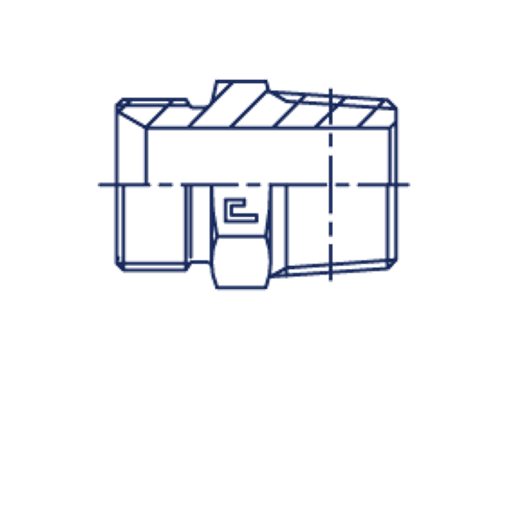 Штуцер FC BSP 1 - NPT 1.1/4