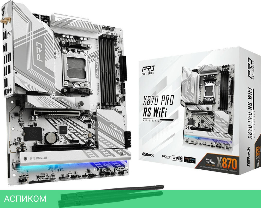 Материнская плата ASRock X870 Pro RS WiFi