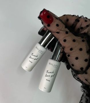 Гель-краска French liner Gel Galaxy White, 8ml