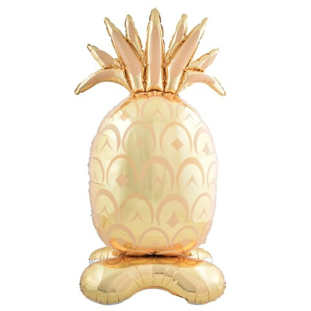 Фольгированный шар-фигура на подставке «Золотой ананас» AIR, 150 см