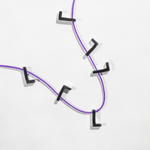 Подвеска в форме буквы "L", 8мм, сталь без покрытия