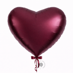 Ag Шар 36'' / 91 см сердце вишневый темный (БГ-150)
