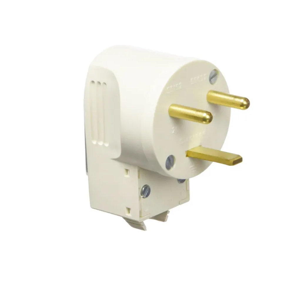 Силовая вилка Legrand 055152 для плиты, IP20, пластик, заземляющий контакт, слоновая кость