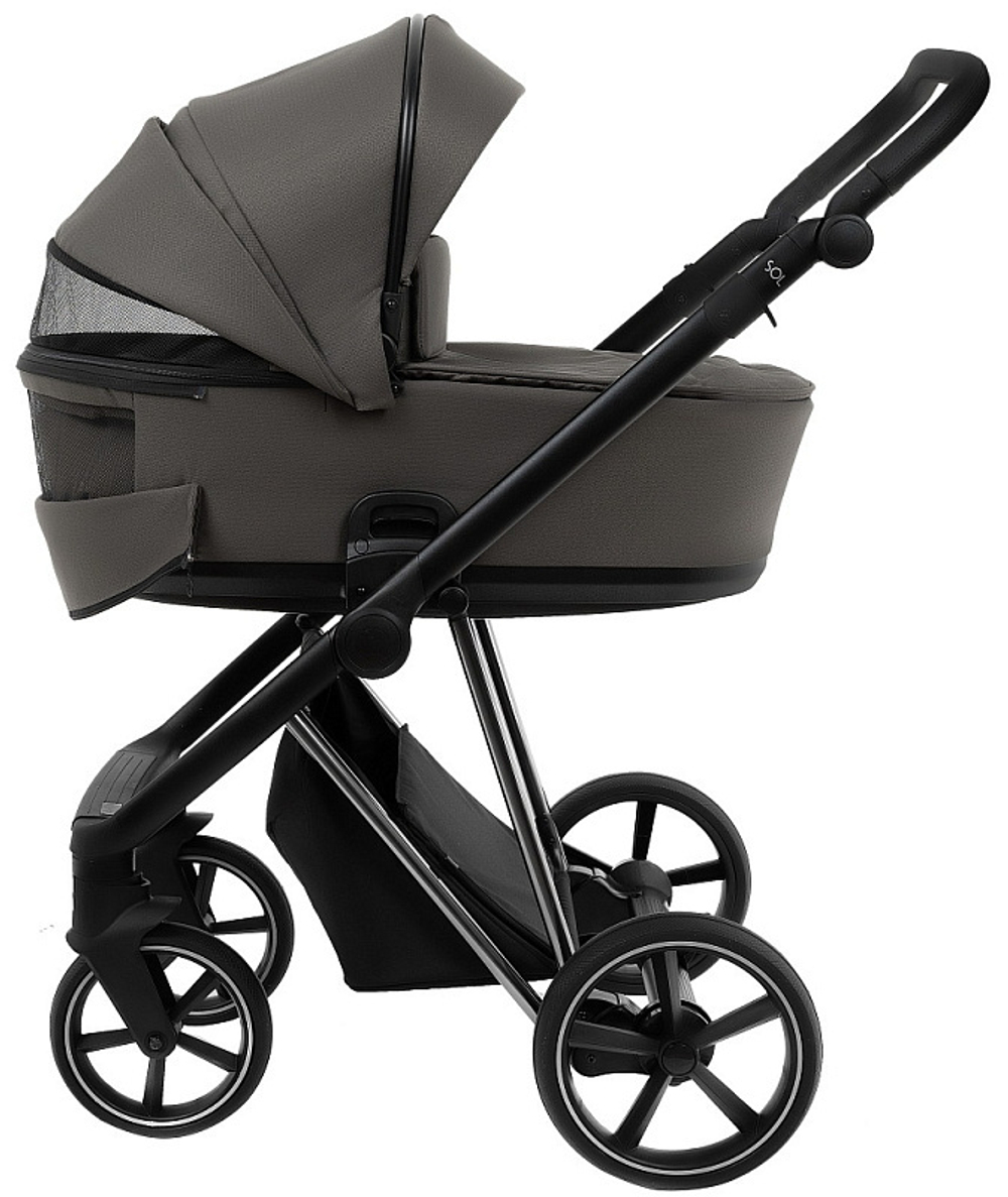 Детская коляска Roan Sol Luxury 2 в 1 RSL/4051 Taupe/Nikiel