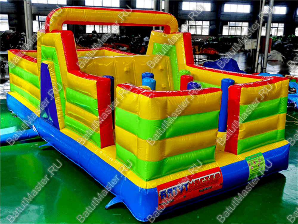 Спортивный надувной игровой батут "Увлекательная полоса мини"