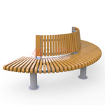Скамейка Rail Road 01 внешний радиус