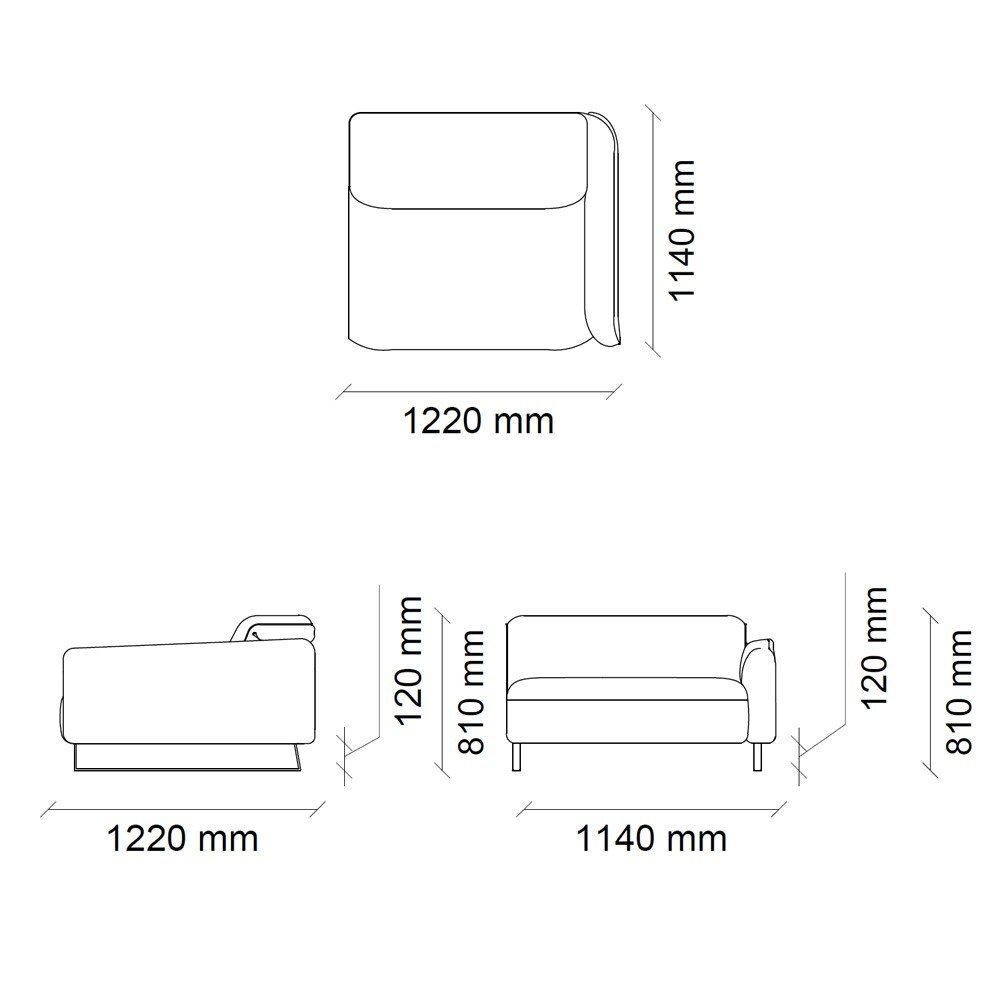 Подъемный с левым подлокотников 100 JEREZ EH70160