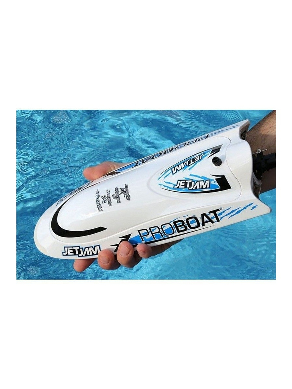 Радиоуправляемый катер ProBoat Jet Jam 12 Pool Racer (белый) RTR