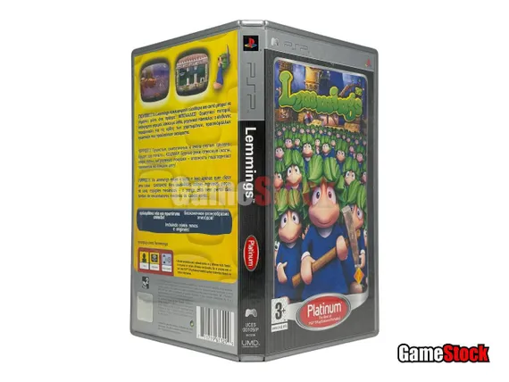 PSP Platinum Lemmings (Б/У, Английская версия, UCES-00109)