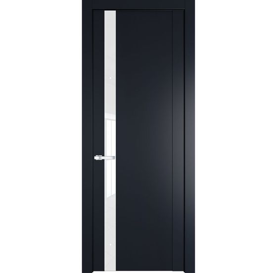 Межкомнатная дверь эмаль Profil Doors 1.2P нэви блу стекло лак классик