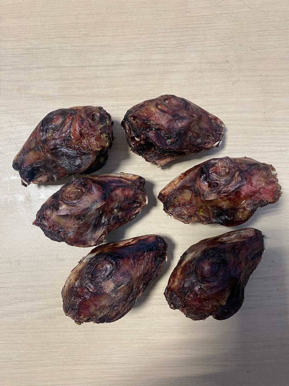 Головы кролика (сушеное лакомство) (цена за 100гр)