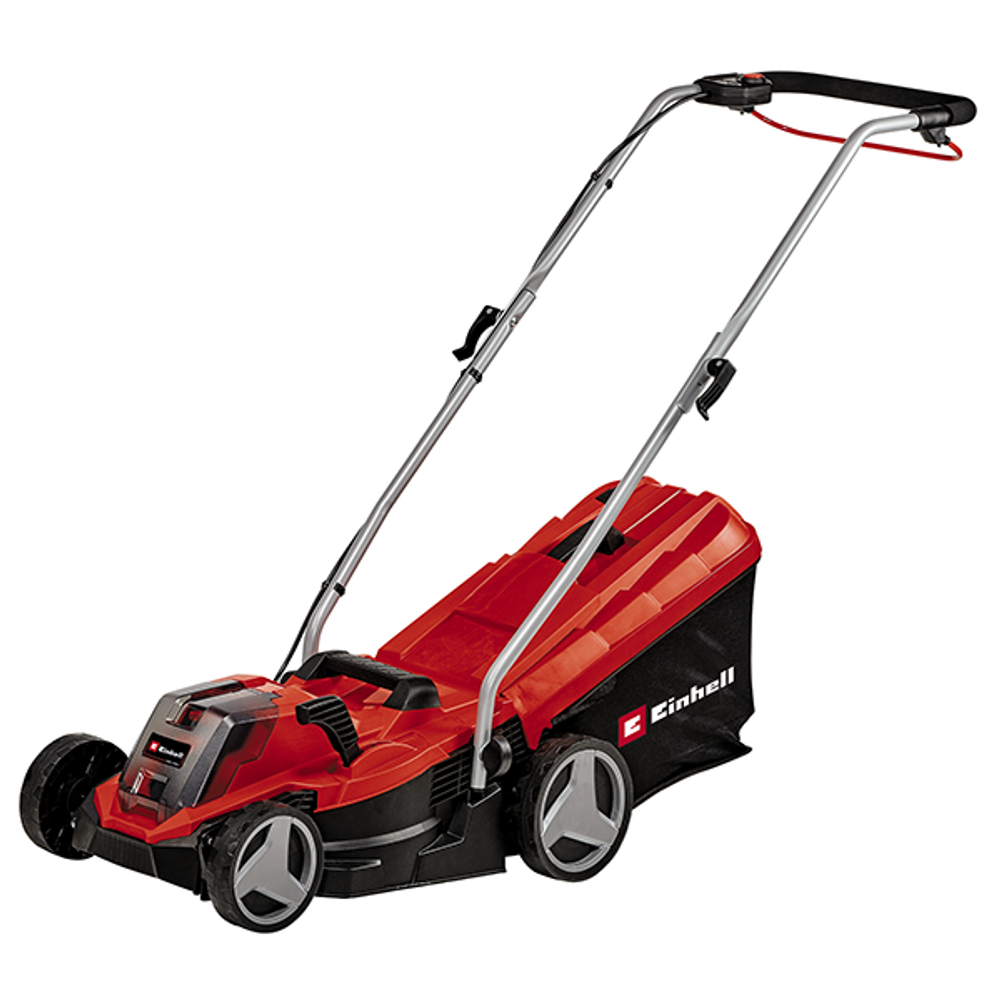 Газонокосилка аккумуляторная 18V Einhell GE-CM 18/33 Li б/щ 33см 30л 10,7кг АКБ 4Ач и ЗУ