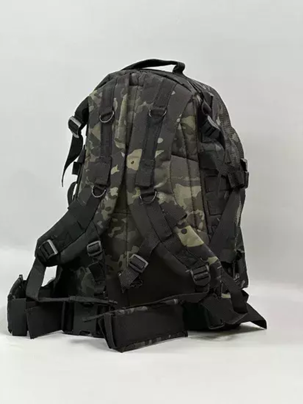 Рюкзак тактический Patriot 40 л Cordura 600D Черный мультикам