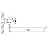 Смеситель для ванны Oute T63 T6323H