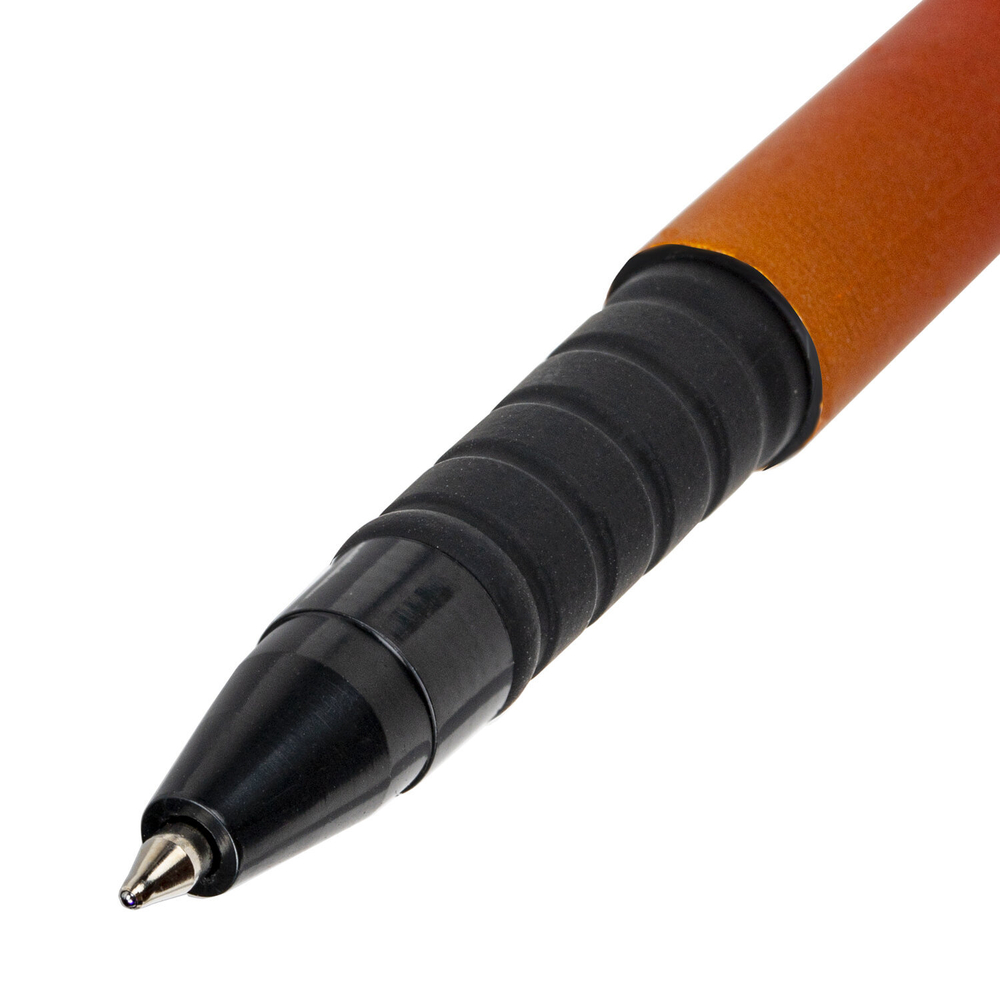 Ручка шариковая BRAUBERG SOFT TOUCH GRIP «GRADE NEON», СИНЯЯ, мягкое покрытие, ассорти, узел 0,7 мм, В НАБОРЕ 36 ШТУК.