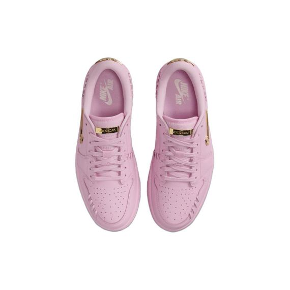 Jordan Air Jordan 1 Винтажные баскетбольные кроссовки Low Top Розово-золотые Женские