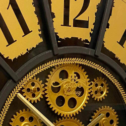 Настенные часы с шестеренками CRK-500-K Galaxy