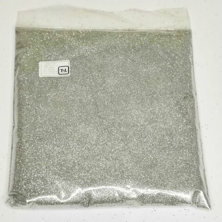 БЛЕСК 351 ЦВЕТНОЙ - СЕРЕБРО 0.4 мм. (средние)