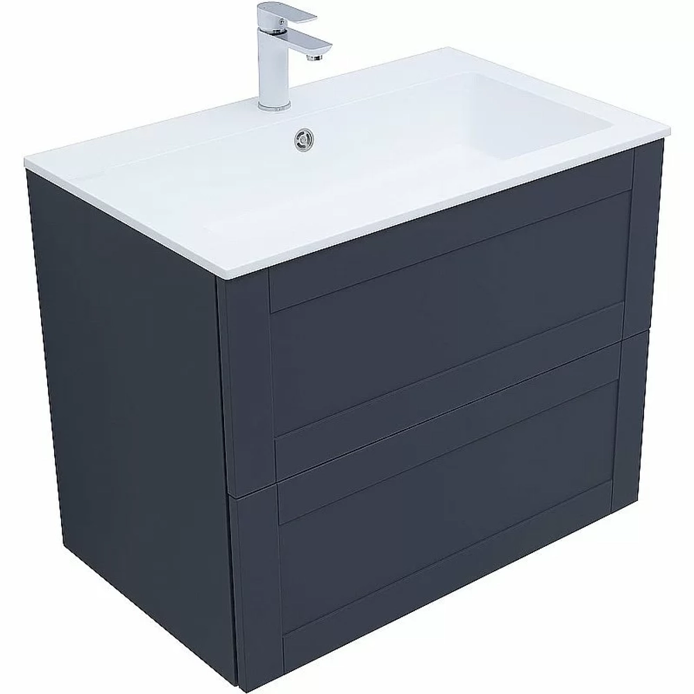 Тумба с раковиной Aquanet Терра 80 313245 маренго