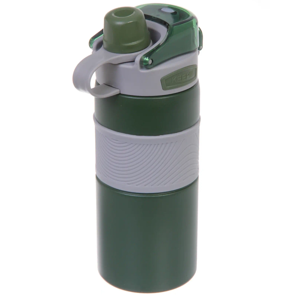 Термос 600мл «Фитнесс», цвет зеленый