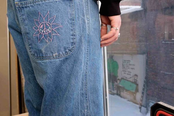 Джинсы Солнечные синие - фото 4