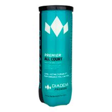 Мячи для большого тенниса DIADEM Premier All Court 3B, BALL-CASE-ALLCRT, упаковка 3 мяча, ITF